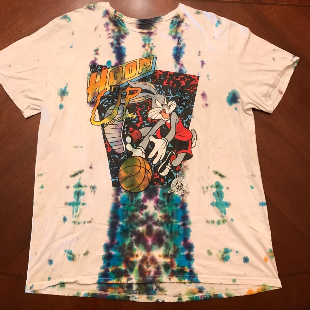 Hoop it up short sleeve tie dye T-shirt